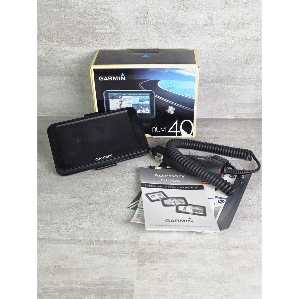 Garmin Portable nuvi 40 Automotive GPS Receiver 4.3'' Display - TESTED Works